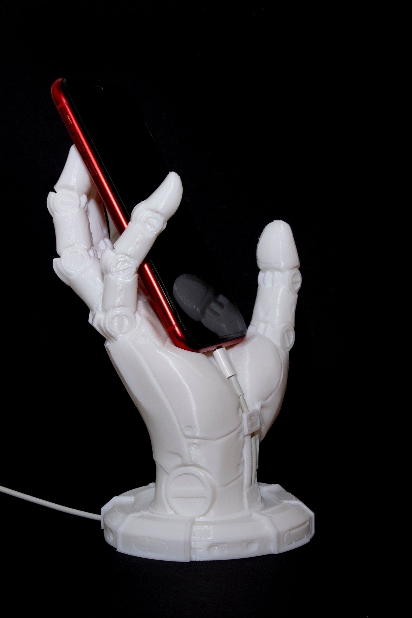 Robot hand phone holder