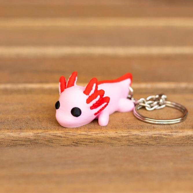 Axolotl keychain