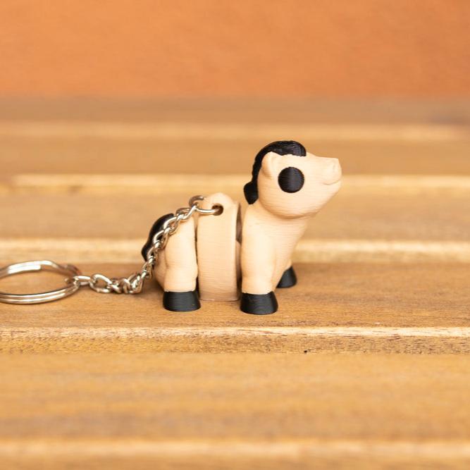 Horse keychain