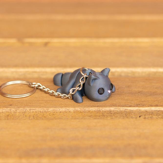 Kitten keychain