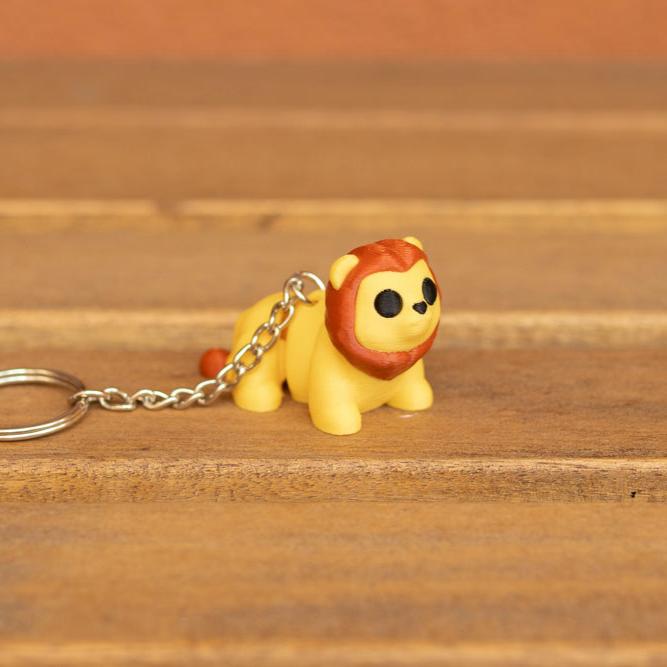 Lion keychain