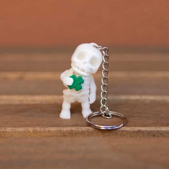 Lucky Skeleton Keychain
