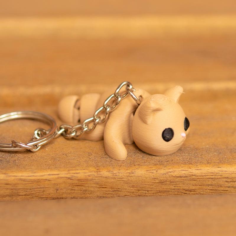 Kitten keychain