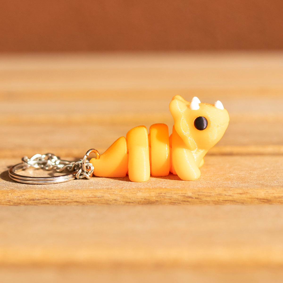 Triceratops keychain