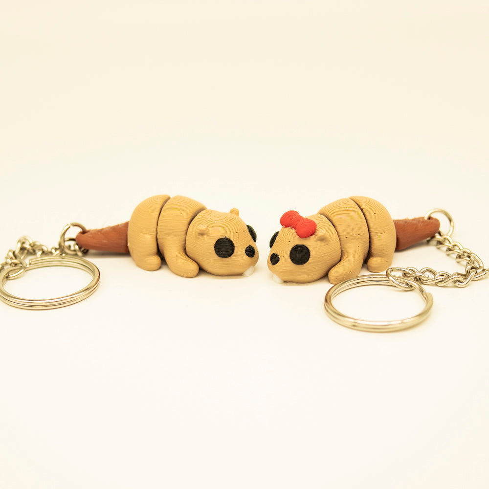 Beaver keychain