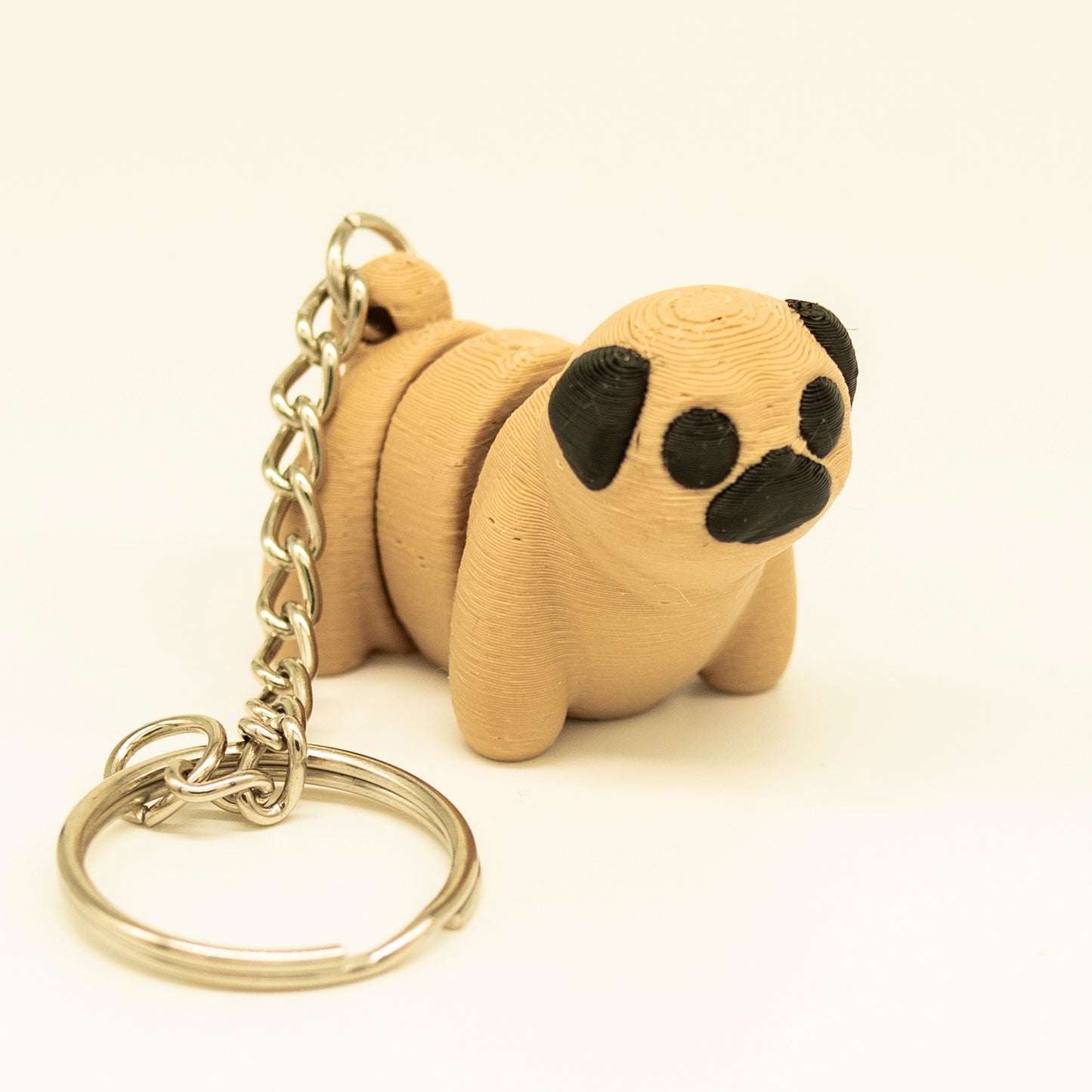 Pug keychain