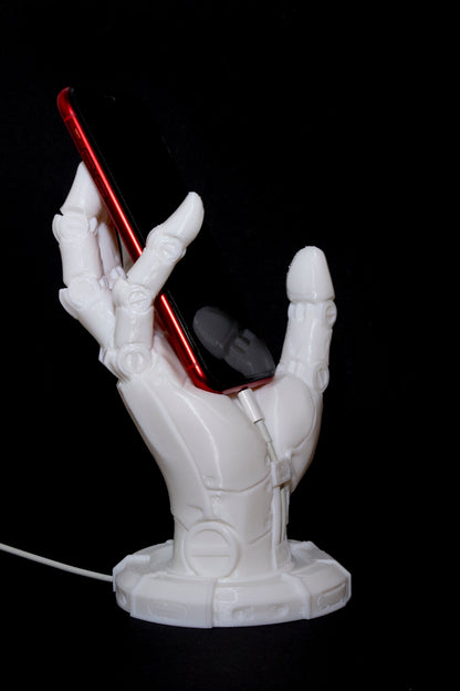 Robot hand phone holder
