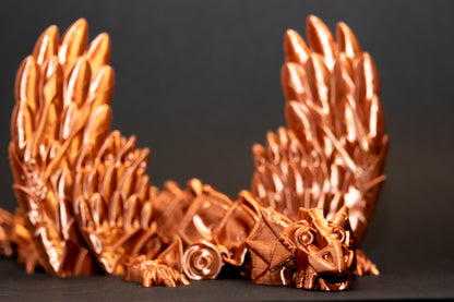 Steampunk sárkány - 40cm