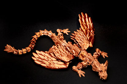 Steampunk sárkány - 40cm