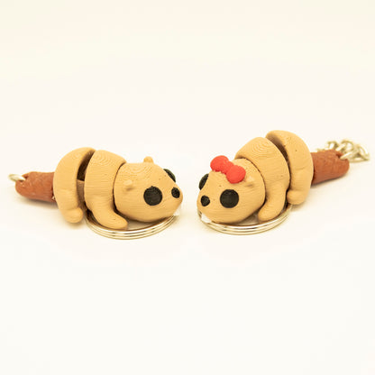 Beaver keychain