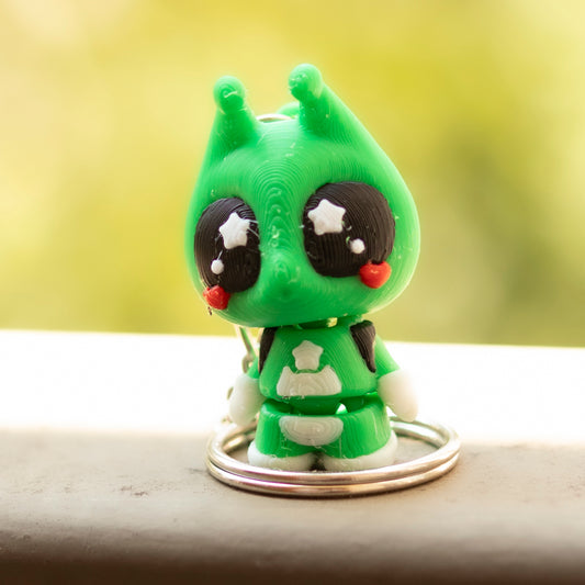 Kawaii UFO Keychain